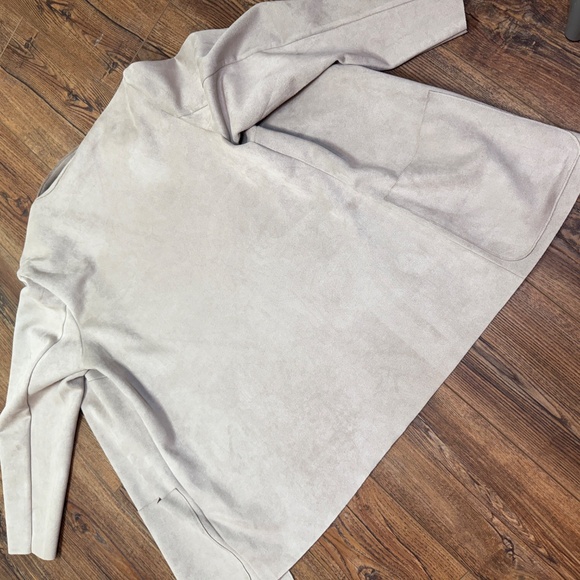 Faux Suede Peak Lapel Jacket - Picture 5 of 11